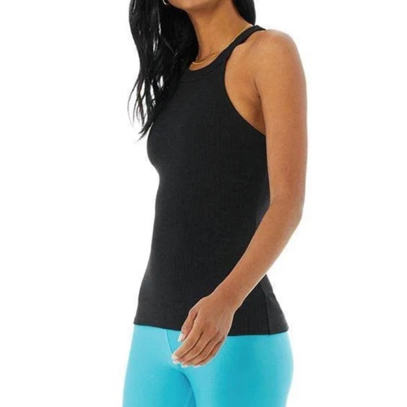 Alo Ribbed Tank Top - Picture 6 of 11